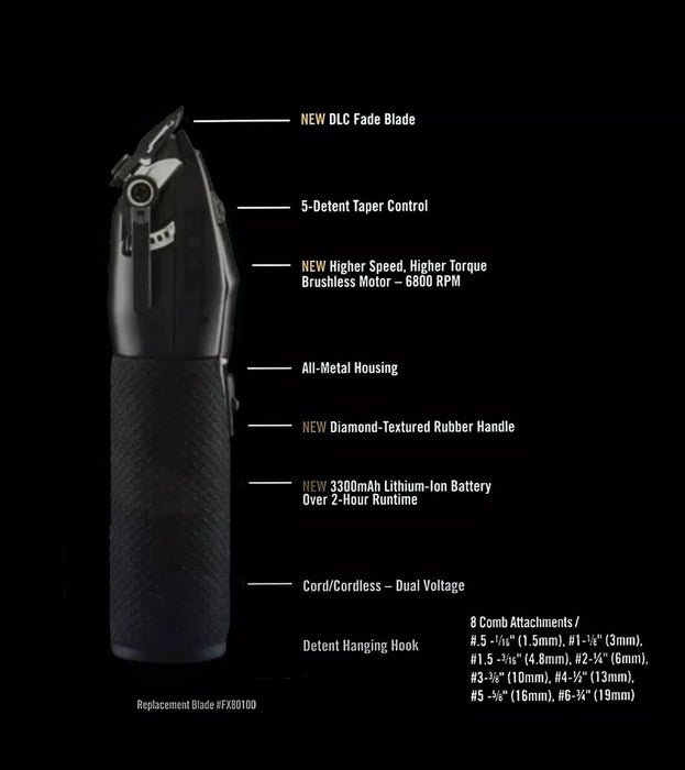 Babyliss Pro FX870BP-MB Matte Black Boost+ Clipper