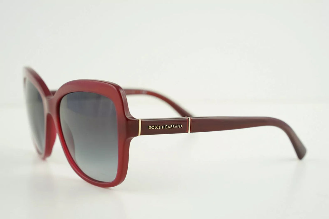 Dolce and Gabbana DG 4244 2681-8G - Opale Rouge-Gris Dégradé de Dolce and Gabbana pour Femme - 57-17-140 mm Lunettes de soleil