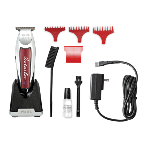 Wahl Professional 5 Star Cordless Detailer Li #8171 & Fade Brush & Water Spray & Neck Duster