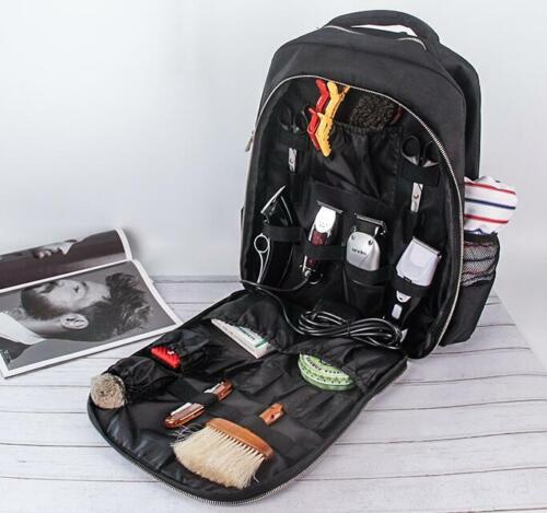 Portable Large Backpack Traveling Bag Organizer for Barbers Clippers & Supplies