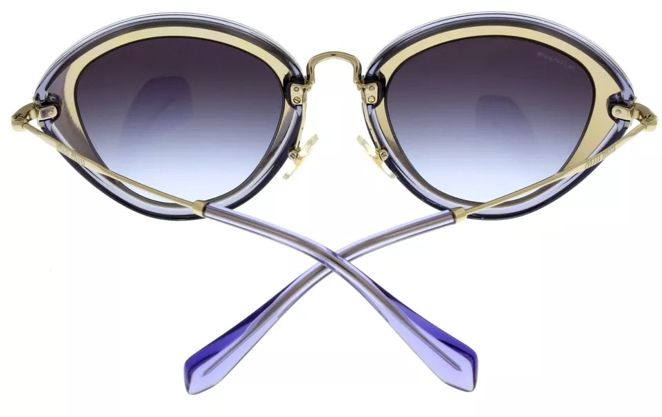 Miu Miu MU 51R UFE-2F0 - Blue-Light Violet by Miu Miu for Women - 52-26-140 mm Sunglasses