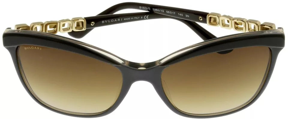 Bvlgari BV8163B 5384-13 - Top Brown-Grey Crystal-Brown Gradient by Bvlgari for Women - 56-17-140 mm Sunglasses