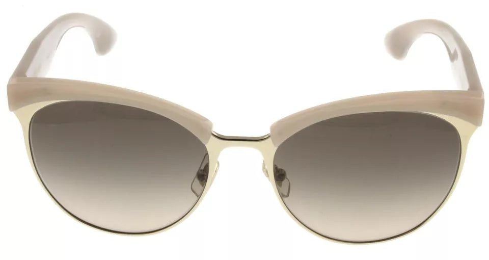 Miu Miu MU 54Q UBC-3D0 - Ivory-Brown by Miu Miu for Women - 56-18-145 mm Sunglasses