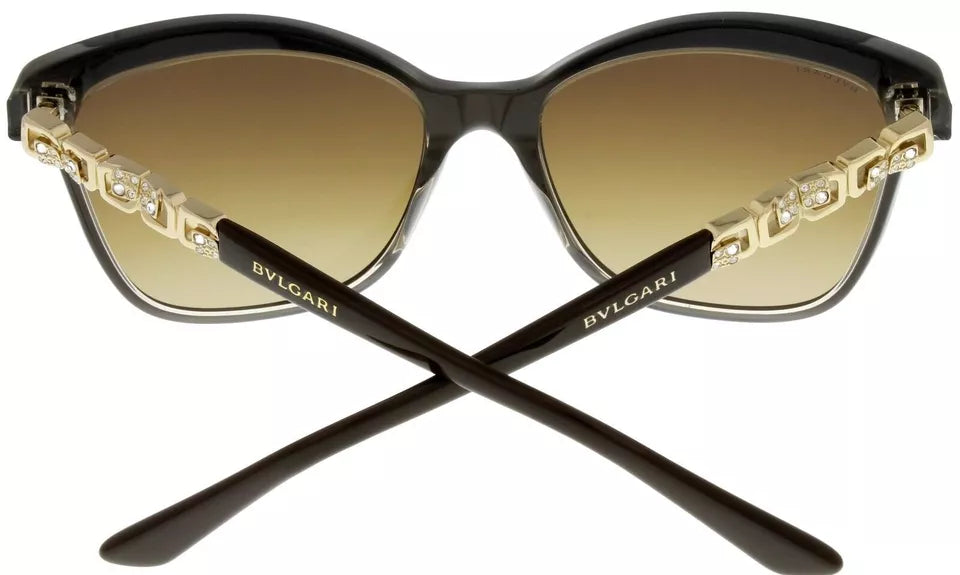 Bvlgari BV8163B 5384-13 - Top Brown-Grey Crystal-Brown Gradient by Bvlgari for Women - 56-17-140 mm Sunglasses