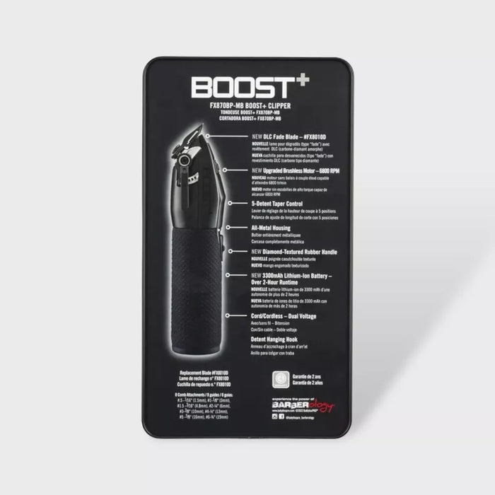 Babyliss Pro FX870BP-MB Matte Black Boost+ Clipper