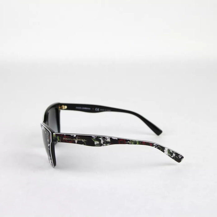 Dolce and Gabbana DG 4237 3019-8G - Top Print Rose-Noir-Gris Dégradé de Dolce and Gabbana pour Femme - 47-15-130 mm Lunettes de soleil