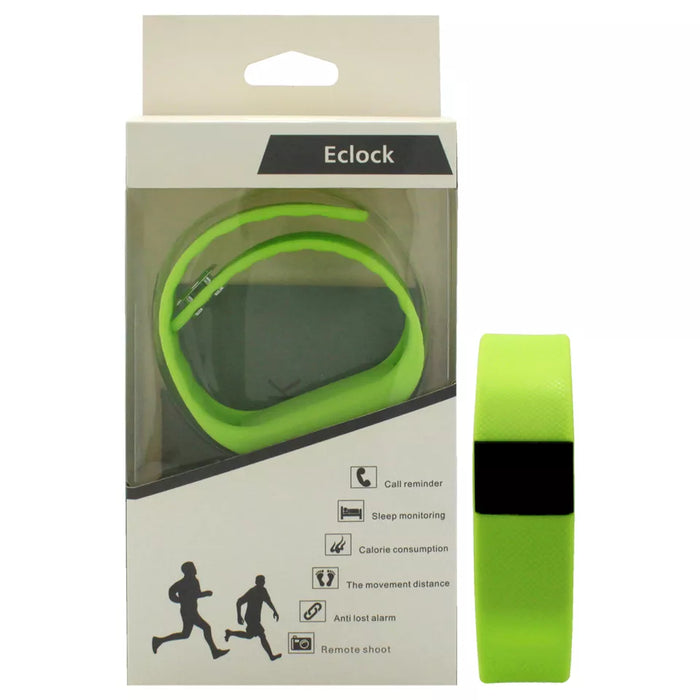 EK-H5 Health Sports Green Silicone Bracelet by Eclock for Unisex - 1 Pc Bracelet