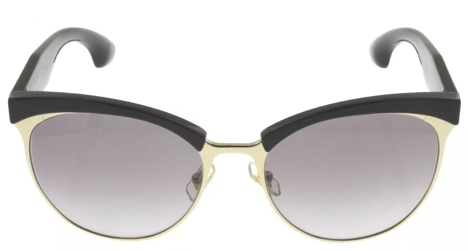 Miu Miu MU 54Q 1AB-3E2 - Black Gold-Grey Gradient by Miu Miu for Women - 56-18-145 mm Sunglasses