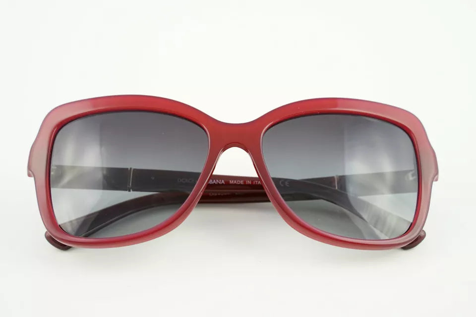 Dolce and Gabbana DG 4244 2681-8G - Opale Rouge-Gris Dégradé de Dolce and Gabbana pour Femme - 57-17-140 mm Lunettes de soleil