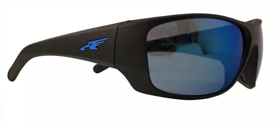 Arnette AN 4215 01-55 Heist 2.0 - Matte Black-Blue by Arnette for Men - 66-15-120 mm Sunglasses