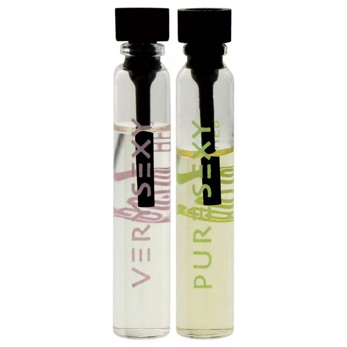 90210 Sexy de Giorgio Beverly Hills pour femme - 2 flacons Splash EDT Pure Sexy et Very Sexy de 2 ml (Mini)