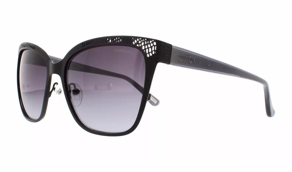 Guess Gm 742 02B Marciano - Matte Black-Gradient Smoke by Guess for Women - 57-17-135 mm Sunglasses