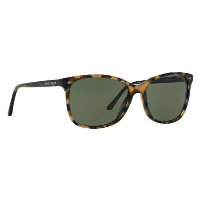 Giorgio Armani AR 8059 5411-31 Frames Of Life - Blue Havana-Green by Giorgio Armani for Women - 57-17-140 mm Sunglasses