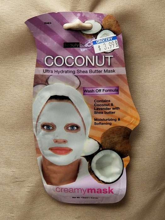 BEAUTY TREATS Mascarilla de manteca de karité ultrahidratante de coco - Coco