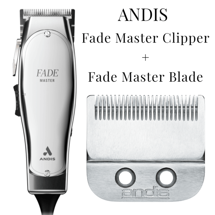 Cortapelos con cuchilla ajustable Andis Fade Master, modelo n.º 1820 y cuchilla de repuesto Andis Fade Master 1591