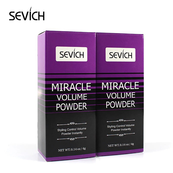 2x Sevich Miracle Fluffy Hair Powder Hair Volume Captures Haircut Unisex Modeling Styling Disposable Hair Quick-drying Powder Spray (Pack Of 2)