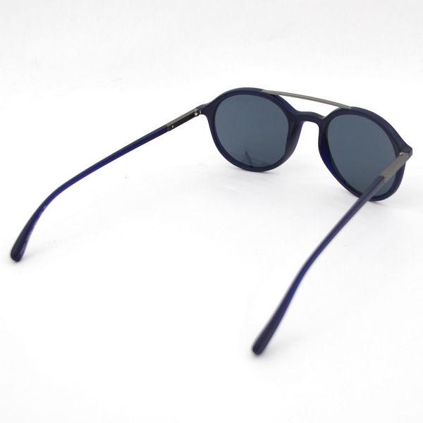 Giorgio Armani AR 8077 5088-87 - Grey-Matte Transparent Blue by Giorgio Armani for Men - 50-21-140 mm Sunglasses