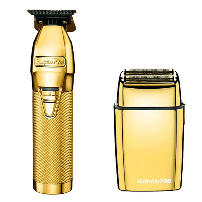 BaBylissPRO LimitedFX Gold Trimmer & Double Foil Shaver