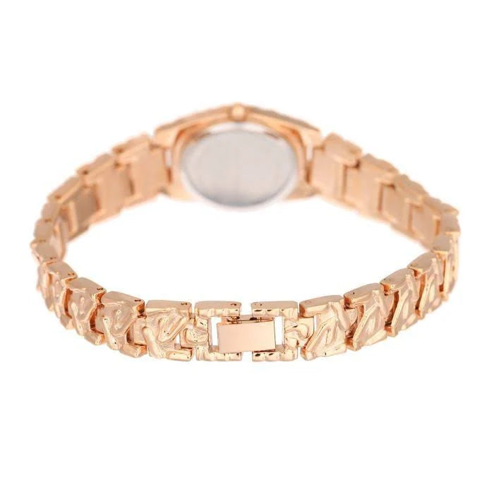 REDS23-RGB Duclos - Rose Gold Stainless Steel Bracelet Watch by Jean Bellecour for Women - 1 Pc Watch