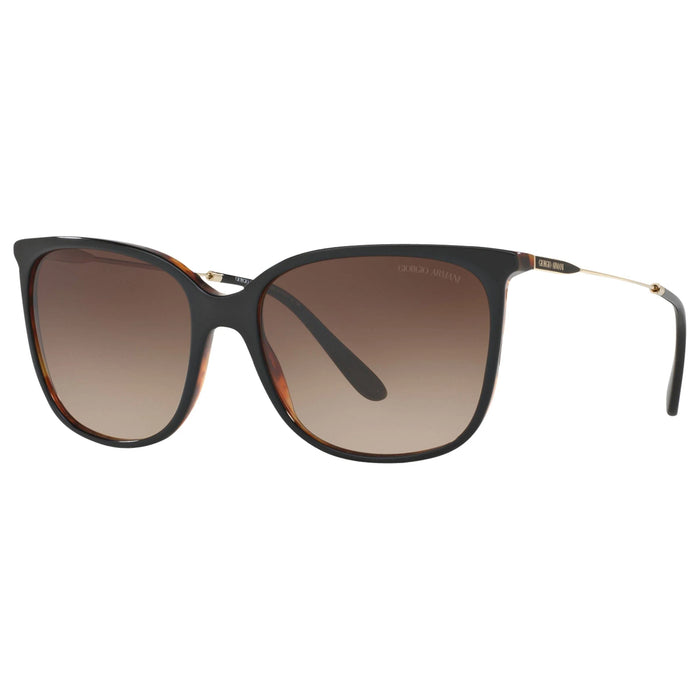 Giorgio Armani AR 8080 5488-13 - Striped Brown-Brown Gradient by Giorgio Armani for Women - 58-17-145 mm Sunglasses