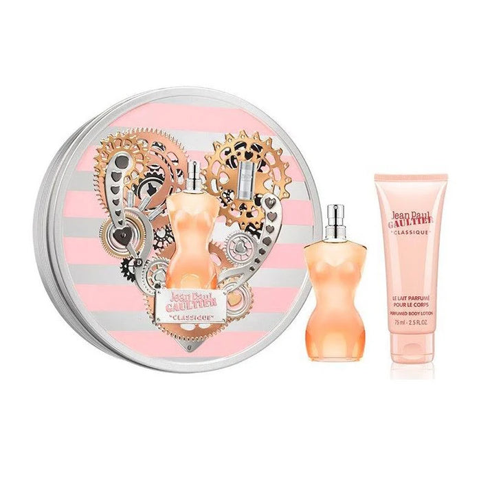 Classique by Jean Paul Gaultier for Women - 2 Pc Gift Set 1.7oz EDT Spray, 2.5oz Perfumed Body Lotion