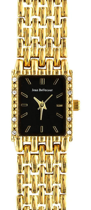 REDS25-GB Comtesse - Gold Stainless Steel Bracelet Watch by Jean Bellecour for Women - 1 Pc Watch