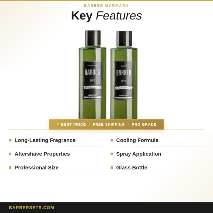 BARBER MARMARA BARBER COLOGNE 400 ML NO.5 SPRAY
