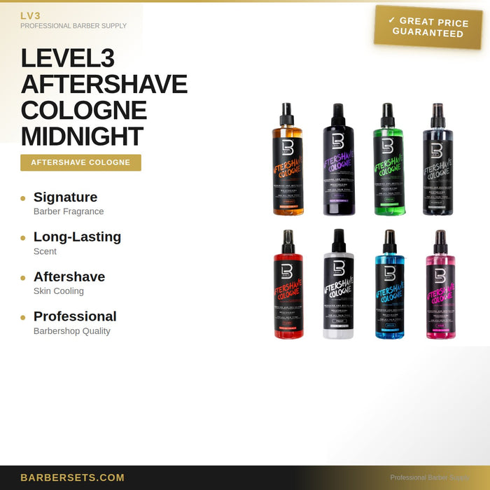LV3 LEVEL3 AFTERSHAVE COLOGNE MIDNIGHT 400ML