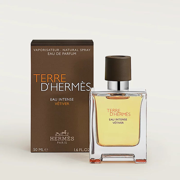 Terre DHermes Eau Intense Vetiver by Hermes for Men - 1.6 oz EDP Spray