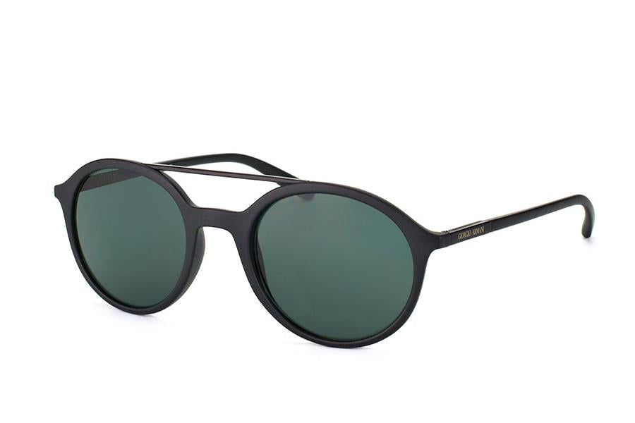 Giorgio Armani AR 8077 5042-71 - Matte Black-Grey Green by Giorgio Armani for Men - 50-21-140 mm Sunglasses