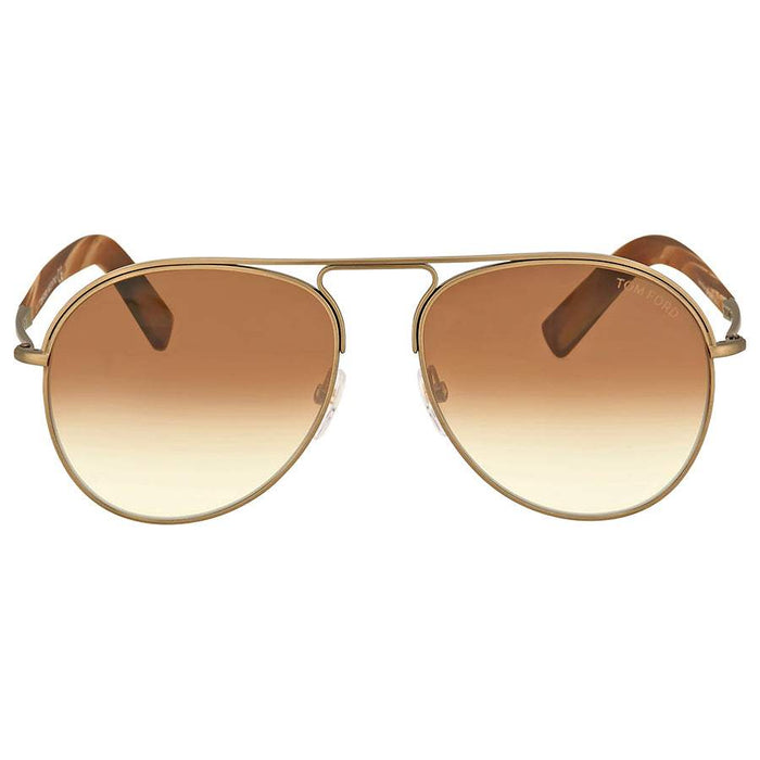 Tom Ford TF448 33F Cody - Dark Gold-Brown Gradient by Tom Ford for Women - 56-15-145 mm Sunglasses