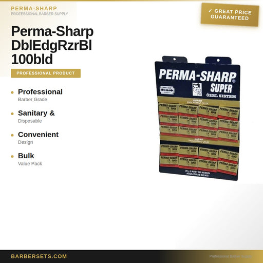 Perma-Sharp DblEdgRzrBl 100bld