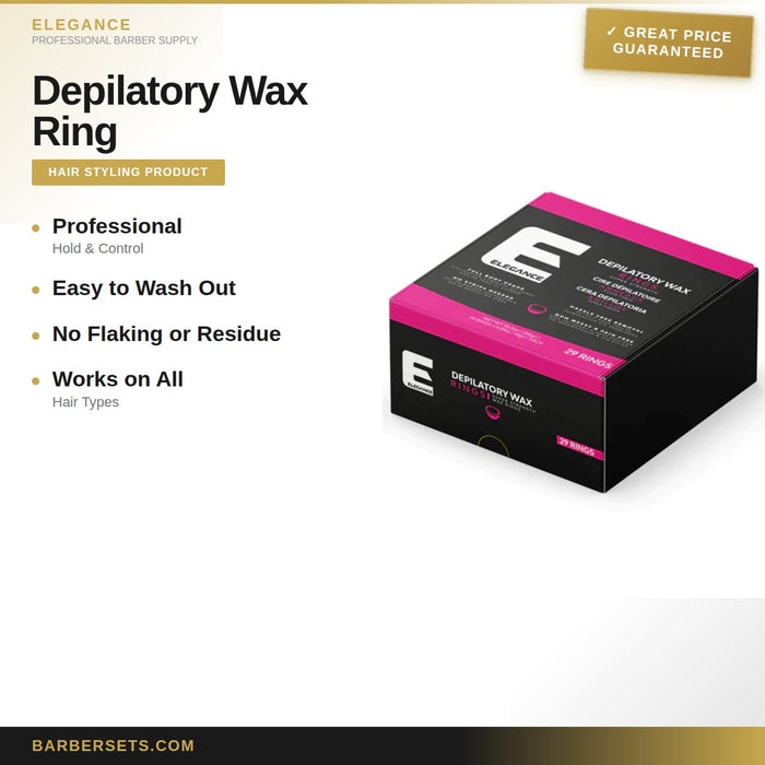 Elegance Depilatory Wax Ring 29pc