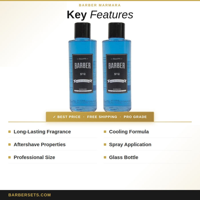 BARBER MARMARA BARBER COLOGNE 400 ML NO.2 SPRAY