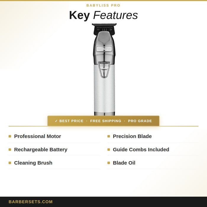 BABYLISS PRO BabylissPro SilverFX All Metal Lithium Outling Trimmer