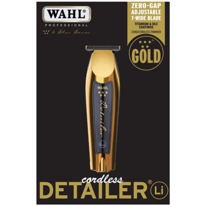 Wahl Professional 5 Star Series Detallador inalámbrico Li Gold #8171-700