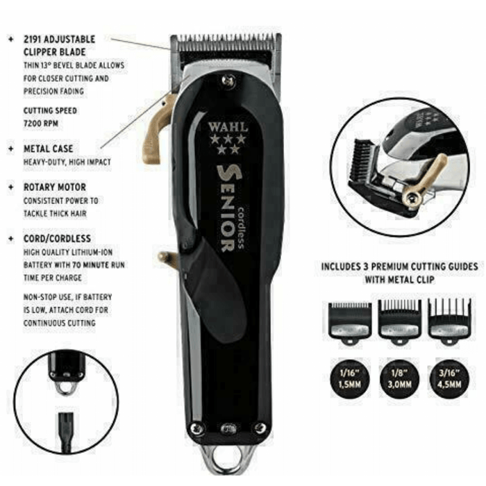 Wahl Professional 5 Star Cordless Senior Model No 8504-400