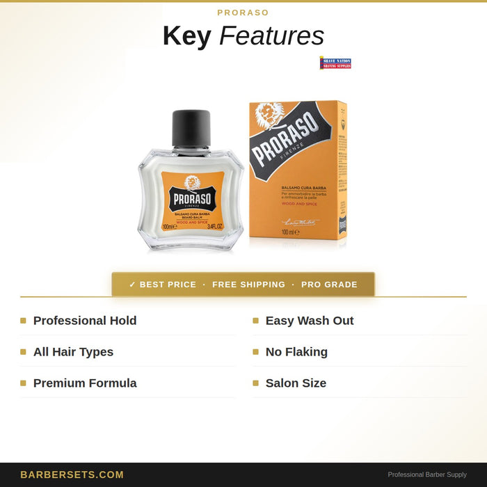 Proraso Wood & Spice Balsamo Cura Barba 100ml