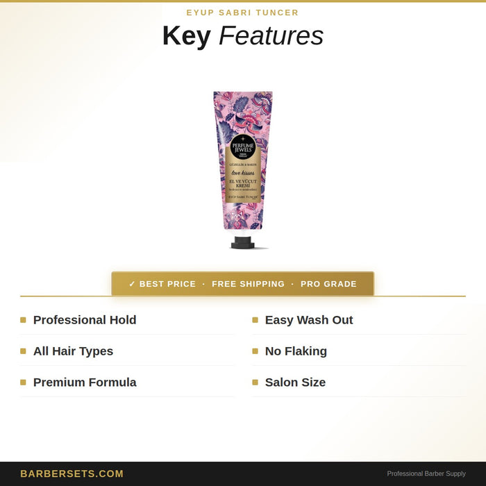EYUP SABRI TUNCER EST1923-EYUP SABRI TUNCER -PERFUME JEWELS  HAND and BODY CREAM 50 ML - LOVE KISSES PERFUME JEWELS  HAND and BODY CREAM 50 ML - LOVE KISSES