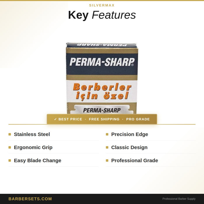 Silvermax 100 Single Edge Razor Blades