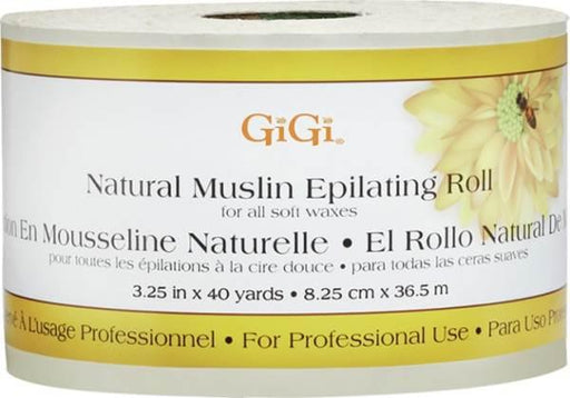 Gigi Natural Muslin Roll 40Yd - BarberSets