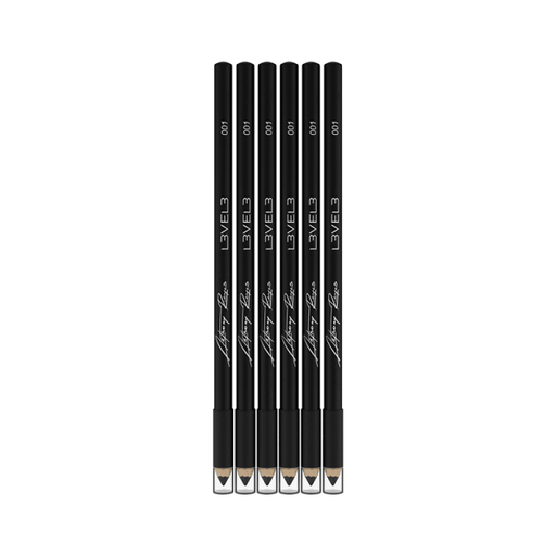 Lv3 6Pc Liner Pencils Black L3-EP1002BL-6PK - BarberSets