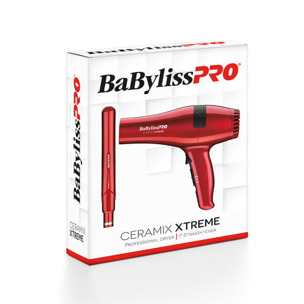 BaBylissPRO Ceramix Xtreme Flat Iron 1" & Hair Dryer