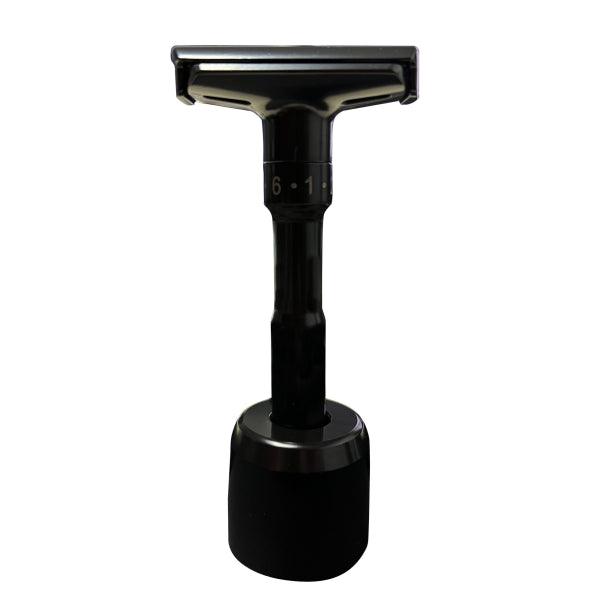 THE SHAVE FACTORY Double Edge Safety Razor Premium - Black - BarberSets