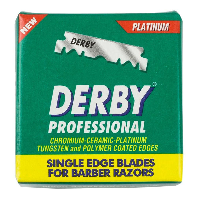 The Shave Factory Straight Edge Razor Kit (300 / Derby Professional Single Edge Razor Blades) - BarberSets