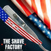 The Shave Factory Straight Edge Razor Kit (USA / 100 Derby Premium Single Edge Razor Blades) - BarberSets