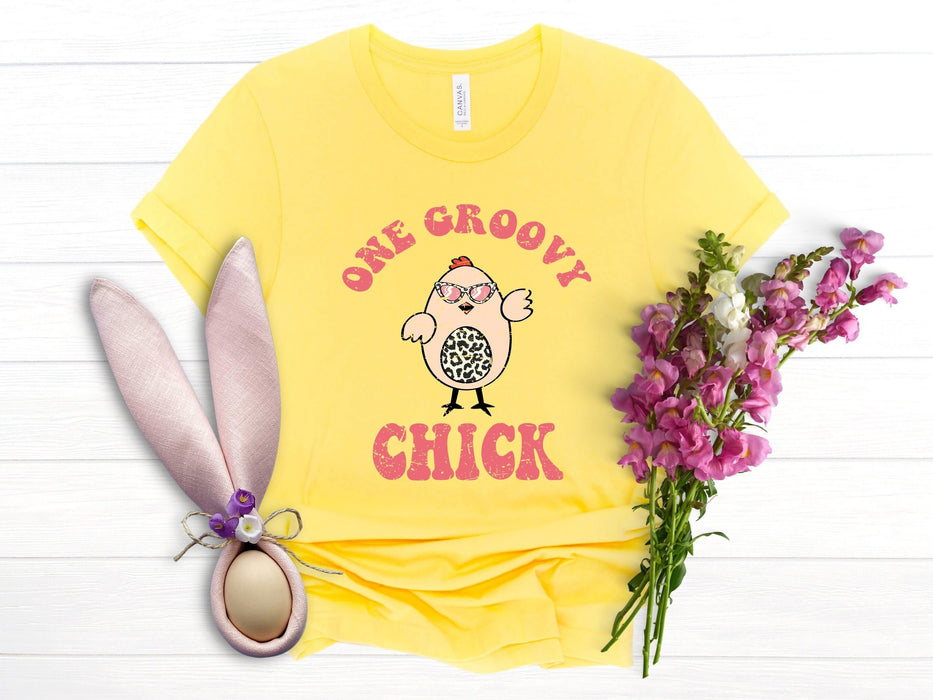 Une chemise Groovy Chick 100% coton T-shirt de haute qualité