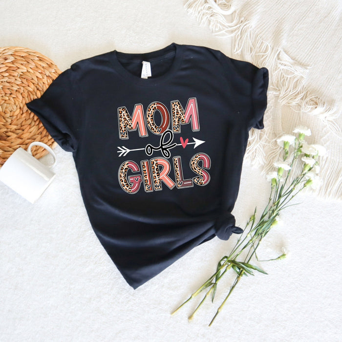 Mama Of Girls shirt 100% Cotton T-shirt High Quality