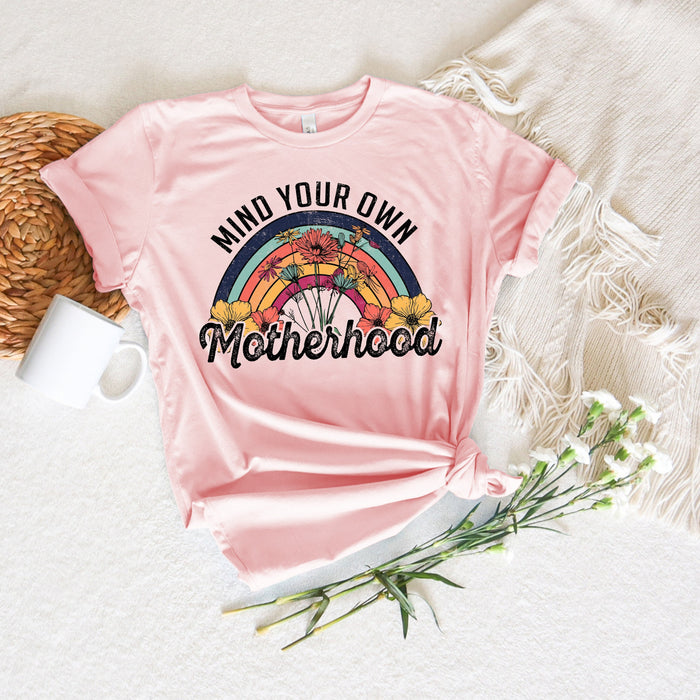 Cuida tu propia camisa de maternidad, camisa arco iris de maternidad, camisa de maternidad, camisa de nueva mamá, camisa del día de las madres, camisa de mamá, feliz día de las madres