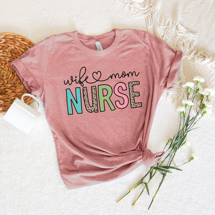 Femme maman infirmière chemise 100% coton T-shirt de haute qualité